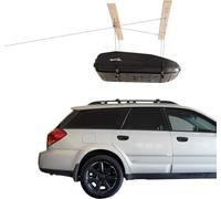 HARKEN Hoister Overhead Garage Storage Hoist System for Kayaks, Canoes, Surf & Paddle Boards, (60lb Capacity, 12ft Ceiling) Self-Leveling, Safe Anti-Drop, Easy One-Person Operation - Model 7801.12
