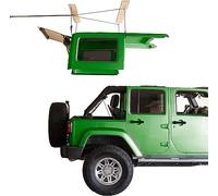 HARKEN - Jeep Hardtop Overhead Garage Storage Hoist for Jeep Wrangler Ford Bronco, Self-Leveling, Safe Anti-Drop System, Easy One-Person Operation, 75-200lb Capacity - 7806.12JEEP