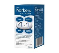 Harkers 4 in 1 Soluble canker, coccidiosis, worms, parasites in pigeons 100ml