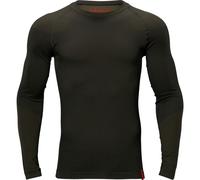 Harkila Base active L/S o neck Dark willow green