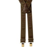 Harkila Carl Eric Braces Green - Extra Broad with Clips