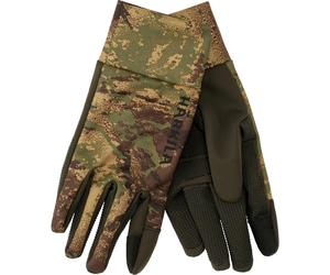 Harkila Deer Stalker camo fleece gloves AXIS MSP® Forest green