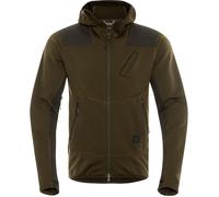 Harkila Deer Stalker Fleece Hoodie Willow Green / Shadow Brown Hunting Shooting