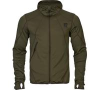 Harkila Deer Stalker Full-Zip Fleece Hoodie in Willow Green