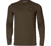 Harkila Forest Hunter L/S t shirt Hunting green/Shadow brown