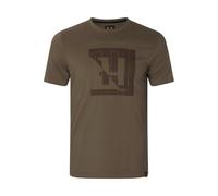 Harkila H-Logo S/S T-Shirt in Major Brown
