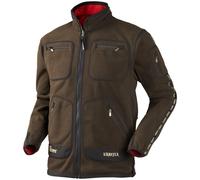 Harkila Kamko fleece Brown/Red | BushWear