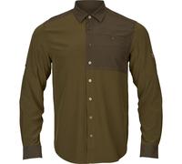 Harkila Logmar lightweight L/S shirt Dark olive/Willow green