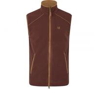 Harkila Mens Sandhem 200 Waistcoat - Burgundy