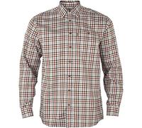 Harkila Milford shirt Bloodstone red/White Large Red Large Red