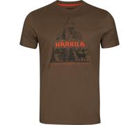 Harkila Nature Short Sleeve T Shirt Slate Black Cotton Country Hunting Shooting