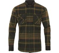Harkila Pajala Checked Flannel Shirt Green/Brown