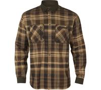 Harkila Pajala Shirt Beige Brown Check Men's Country Hunting Shooting