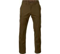 Harkila Retrieve trousers Warm olive Double press button closure, Easy entry t