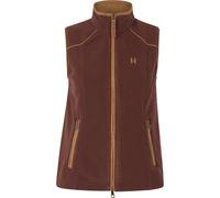 Harkila Sandhem 200 waistcoat Women Burgundy