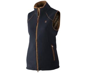 Harkila Sandhem lady fleece waistcoat Dark navy melange