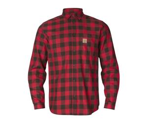 Harkila Scandinavian Long Sleeve Mens Shirt / Brushed cotton check shirts