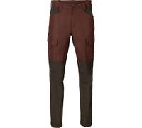 Harkila Scandinavian trousers Bloodstone red/Shadow brown Elasticated waistban