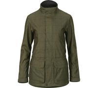 Harkila Stornoway Shooting Lady jacket Willow green High collar, 2 way zip ben