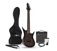 Harlem 7 Electric Guitar + 15W Amp Pack, Trans Black
