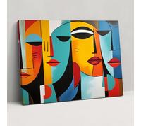 Harlem Abstract Canvas Print - Harlem Home Decor, Abstract Art, Acrylic Painting, 91cm x 61cm