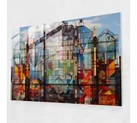 Harlem Apollo Geometry Glass Print - Harlem, Glass Print, Modern Art, Wall Decoration, 28" x 20"