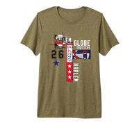 Harlem Globetrotters Logo Trickshot Masters Basketball Fan Premium T-Shirt