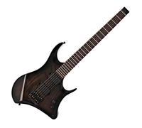 Harlem Headless Guitar by Gear4music Trans Black