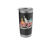 Harlem New York Tee Skyline Empire Liberty Graffiti Stainless Steel Insulated Tumbler