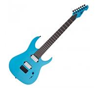 Harlem S 7-String Electric Guitar by Gear4music Blue Sparkle - Nearly New