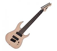 Harlem S 8-String Fanned Fret Guitar by Gear4music Natural