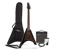 Harlem V Electric Guitar + 15W Amp Pack Trans Black