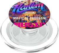 Harlem Vibes, Cool New York Harlem Street Music Free Style PopSockets PopGrip for MagSafe
