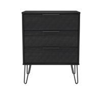 Welcome Furniture Welcome Furniutre Harlequin 3 Drawer Chest - Ready Assembled