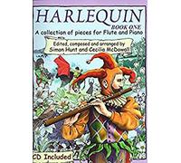 Harlequin Book 1 for Flute and Piano (with CD), Edited by Simon Hunt and Cecilia McDowall, Cramer Music