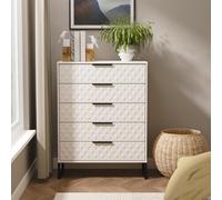 Harlequin Chest - 5 Drawer - Wide - with Hairpin Legs - Kashmir Matt