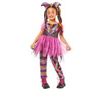 Harlequin Costume Bristol Novelty Black 9-10 Years
