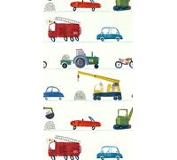 Harlequin Kids Just Keep Trucking Multi Coloured Wallpaper