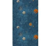 Harlequin Kids Out Of This World Solar Blue Wallpaper