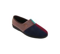 Harlequin Multi Velour Slippers Comfylux Multi 13