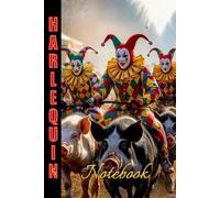 HARLEQUIN NOTEBOOK/JOURNAL - The Race' - Paperback Gloss Cover Edition: A collection of notebook/journals with bright, stimulating 'Halequin World' ... lined pages on cream coloured paper.