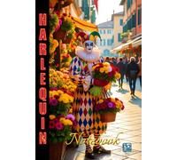 HARLEQUIN NOTEBOOK - 'The Florist' - Paperback Gloss Cover Edition: A colourful collection of notebooks/journals with bright, stimulating 'Harlequin ... 120 lined pages on cream coloured paper.