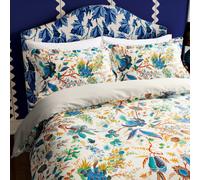 Harlequin Sophie Robinson Wonderland Floral Kingsize Duvet Cover Set, Lapis