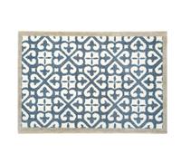 My Mat Nylon Indoor Pattern My Harlequin Tile Blue 50X75, Blue