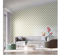 Harlequin Wood Frog Forest Chalk Green Wallpaper