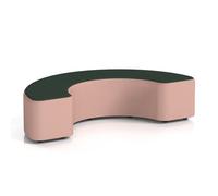 Harlestone 180 Degree Stool In Yoredale Fabric - Kidstone Body Ingleton Top