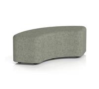 Harlestone 90 Degree Stool In Rivet Fabric - Vitreous Body And Top