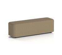 Harlestone Large Rectangular Stool In Main Line Flax Fabric - Bank Body And Top