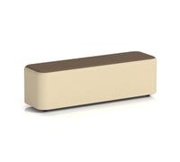 Harlestone Large Rectangular Stool In Sumi Fabric - Zen Body Osaka Top