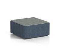 Harlestone Large Square Stool In Rivet Fabric - Crucible Body Prime Top
